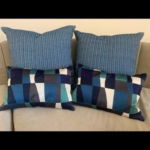 Crate and Barrel Accent Pillows